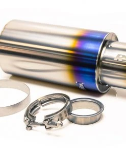 GPP Universal 3.0" RS-Ti Titanium Muffler (160) And Tip (115) With V-Band - NEW New Arrivals