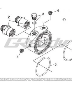GReddy Products GReddy Oil Filter Block Sensor Adapter - Universal