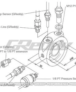 GReddy Products GReddy Oil Filter Block Sensor Adapter - Universal