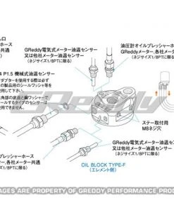 GReddy Products GReddy Oil Filter Relocation Kit - Universal