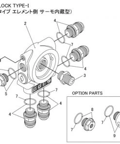Replacement Parts For GReddy Oil Cooler Block Adapter(s) Type E / B / F / I / G