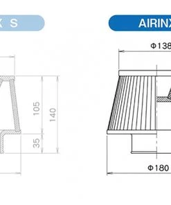 New Arrivals GReddy Airinx M General Purpose Universal Air Filter (med)