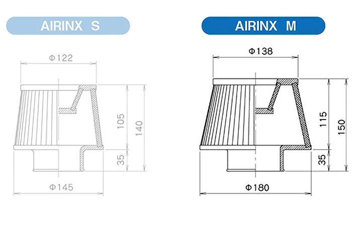 New Arrivals GReddy Airinx M General Purpose Universal Air Filter (med) 4 New Arrivals GReddy Airinx M General Purpose Universal Air Filter (med)