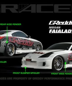GReddy Products JDM GReddy GRacer Full Over-Fender Aero Kit - Nissan 350Z (Z33) - Available Again!