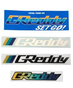 Shopgreddy GReddy Color Decal(s) - Sm. Size : Bumper, Die-Cut, Chrome