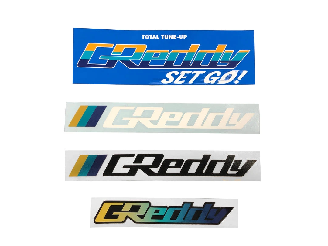 Shopgreddy GReddy Color Decal(s) - Sm. Size : Bumper, Die-Cut, Chrome 3 Shopgreddy GReddy Color Decal(s) - Sm. Size : Bumper, Die-Cut, Chrome