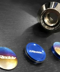 Featured Collections Titanium GReddy Disk Emblem - For Type-A Shift Knob - Back In Stock!