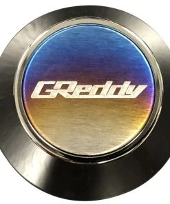 Featured Collections Titanium GReddy Disk Emblem - For Type-A Shift Knob - Back In Stock!