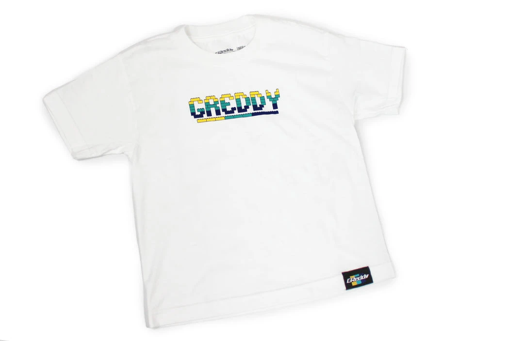 GReddy GPP GReddy Products GReddy Kid's Bricks Logo Tee - White 4 GReddy GPP GReddy Products GReddy Kid's Bricks Logo Tee - White
