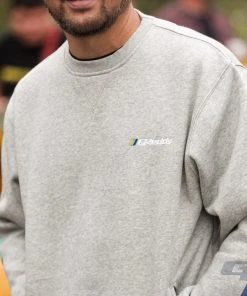 GReddy Racing New Arrivals GReddy Embroidered Fleece, With Pockets And Sleeve Stripes - Heather Grey NEW 11 GReddy Racing New Arrivals GReddy Embroidered Fleece, With Pockets And Sleeve Stripes - Heather Grey NEW