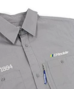 Boost Brigade GReddy Mechanic's Button-up Work Shirt 2.0 - Grey