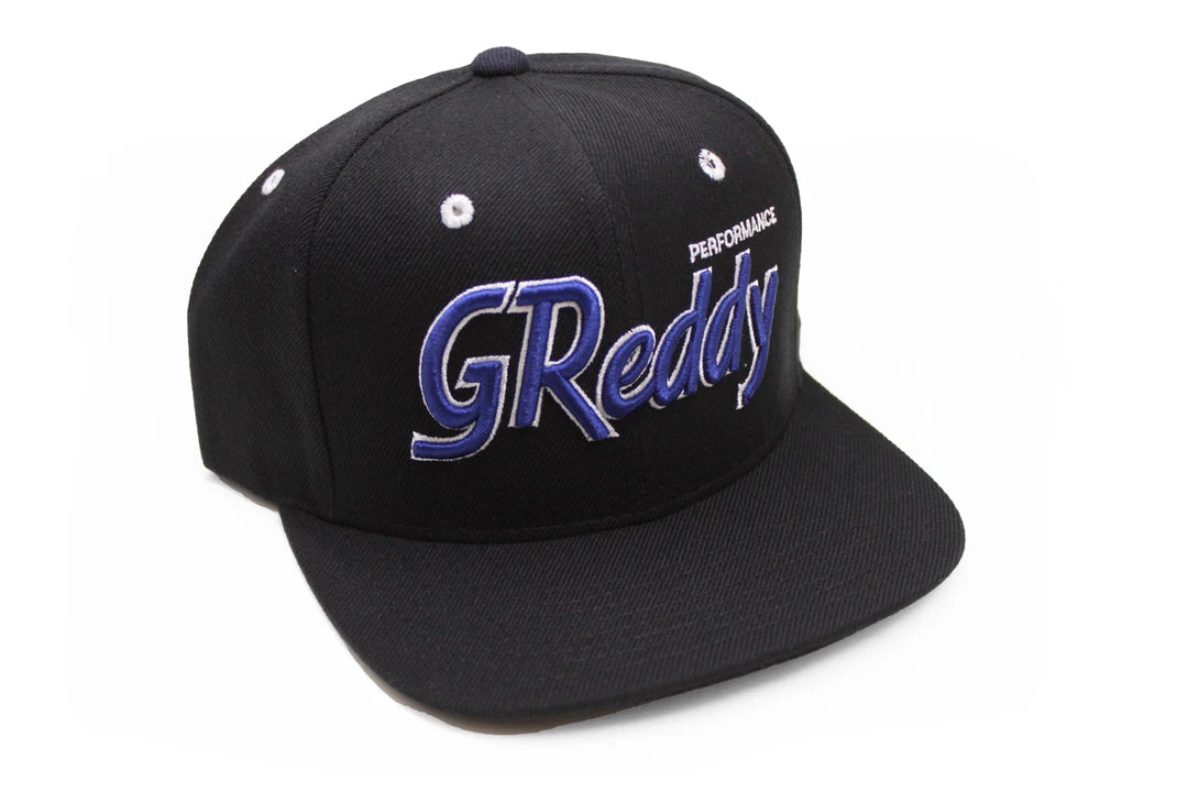 GReddy Racing GReddy Varsity Script Snap-Back Cap - 3 Color Ways - New! 5 GReddy Racing GReddy Varsity Script Snap-Back Cap - 3 Color Ways - New!