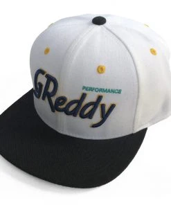GReddy Racing GReddy Varsity Script Snap-Back Cap - 3 Color Ways - New! 19 GReddy Racing GReddy Varsity Script Snap-Back Cap - 3 Color Ways - New!