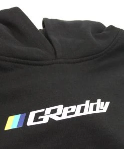 GReddy Racing GReddy Logo Kid's Pullover Hoodie - Black 8 GReddy Racing GReddy Logo Kid's Pullover Hoodie - Black