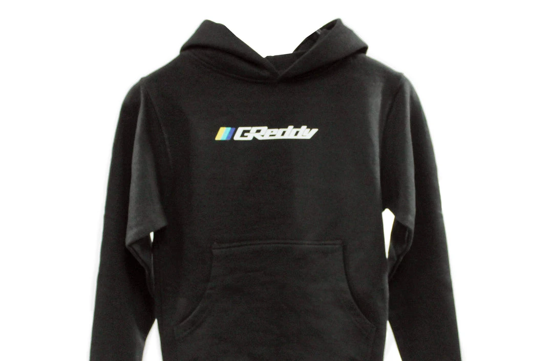 GReddy Racing GReddy Logo Kid's Pullover Hoodie - Black 3 GReddy Racing GReddy Logo Kid's Pullover Hoodie - Black