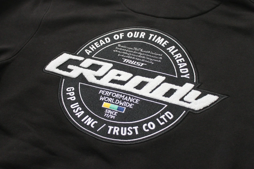 Boost Brigade GReddy Varsity Zip-Up Hooded Fleece - Black - NEW! New Arrivals 5 Boost Brigade GReddy Varsity Zip-Up Hooded Fleece - Black - NEW! New Arrivals