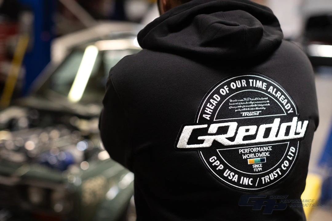 Boost Brigade GReddy Varsity Zip-Up Hooded Fleece - Black - NEW! New Arrivals 10 Boost Brigade GReddy Varsity Zip-Up Hooded Fleece - Black - NEW! New Arrivals