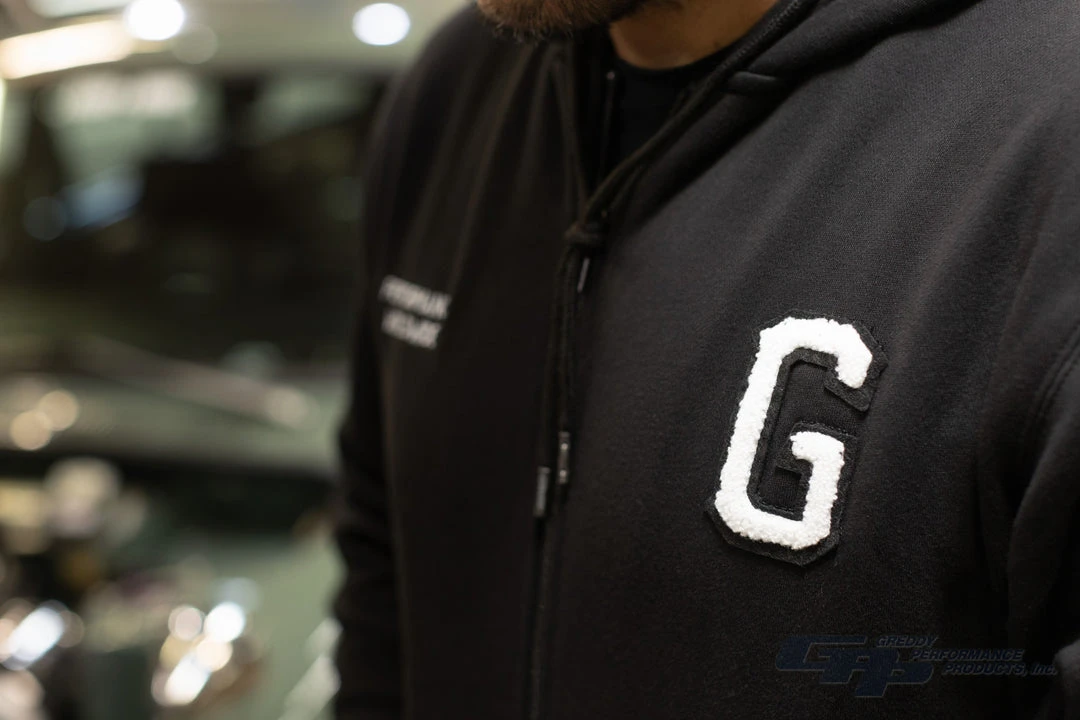 Boost Brigade GReddy Varsity Zip-Up Hooded Fleece - Black - NEW! New Arrivals 14 Boost Brigade GReddy Varsity Zip-Up Hooded Fleece - Black - NEW! New Arrivals