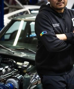 Boost Brigade GReddy Varsity Zip-Up Hooded Fleece - Black - NEW! New Arrivals 23 Boost Brigade GReddy Varsity Zip-Up Hooded Fleece - Black - NEW! New Arrivals