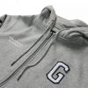 Boost Brigade GReddy Varsity Zip-Up Hooded Fleece - Heather Grey - NEW!
