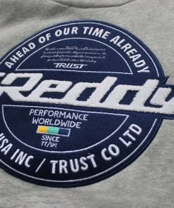 Boost Brigade GReddy Varsity Zip-Up Hooded Fleece - Heather Grey - NEW!