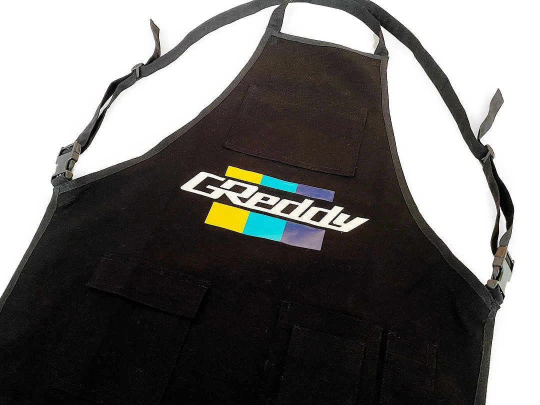 GReddy GPP GReddy Mechanic's Apron - Black 3 GReddy GPP GReddy Mechanic's Apron - Black