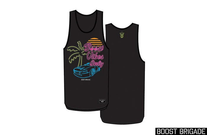 Boost Brigade Boost Vibes Only Tank - Black 4 Boost Brigade Boost Vibes Only Tank - Black