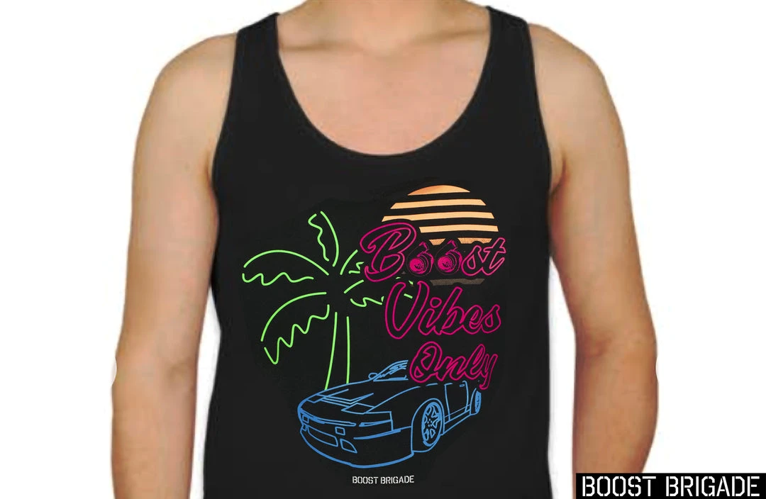Boost Brigade Boost Vibes Only Tank - Black 3 Boost Brigade Boost Vibes Only Tank - Black