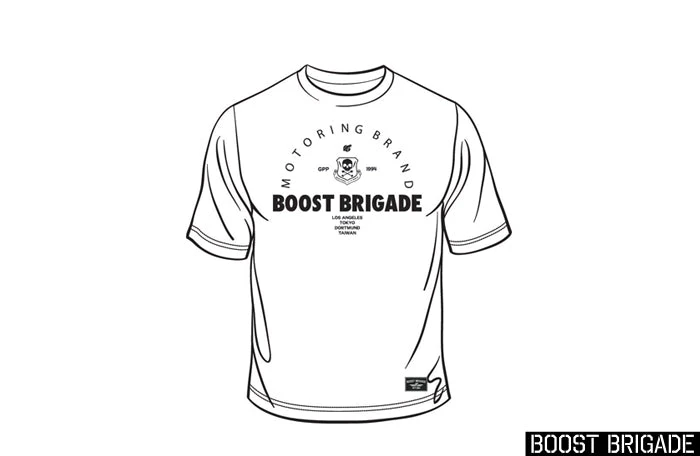 Boost Brigade Boost Cities Tee - White 4 Boost Brigade Boost Cities Tee - White