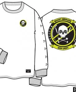 Boost Brigade "Squadron" Long Sleeve Tee - White 8 Boost Brigade