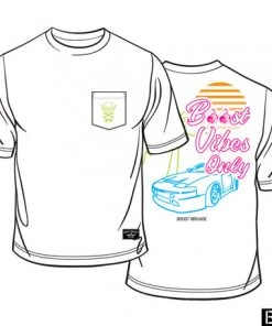 Boost Brigade Boost Vibes Only Pocket Tee - White