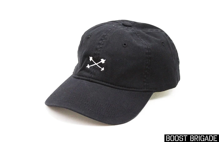 Boost Brigade Cross Turbines Logo Dad Cap - Black 2 Boost Brigade Cross Turbines Logo Dad Cap - Black
