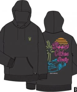Boost Brigade Boost Vibes Only Pull-over Hoodie - Black 8 Boost Brigade Boost Vibes Only Pull-over Hoodie - Black