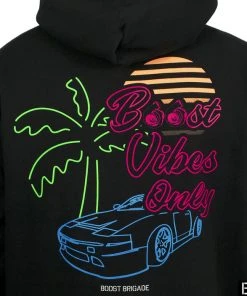 Boost Greddy Culture Shop 11 Boost Brigade Boost Vibes Only Pull-over Hoodie - Black