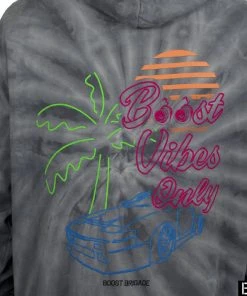 Boost Brigade Boost Vibes Only Pull-over Hoodie - Tie Dye