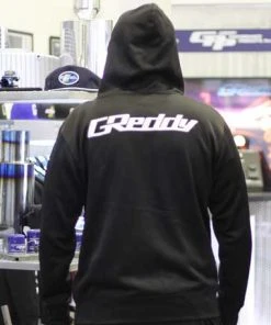 GReddy Racing GReddy Products GReddy Zip Hoodie Jacket, Water Resistant, Black 15 GReddy Racing GReddy Products GReddy Zip Hoodie Jacket, Water Resistant, Black