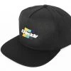 GReddy GPP Head And Feet Slant Box Stripe GReddy Logo Snap-Back Cap - Black