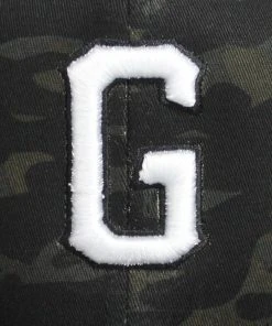 GReddy Racing GPP "G" Snap-Back Cap - Black Multi-Cam / White New Arrivals