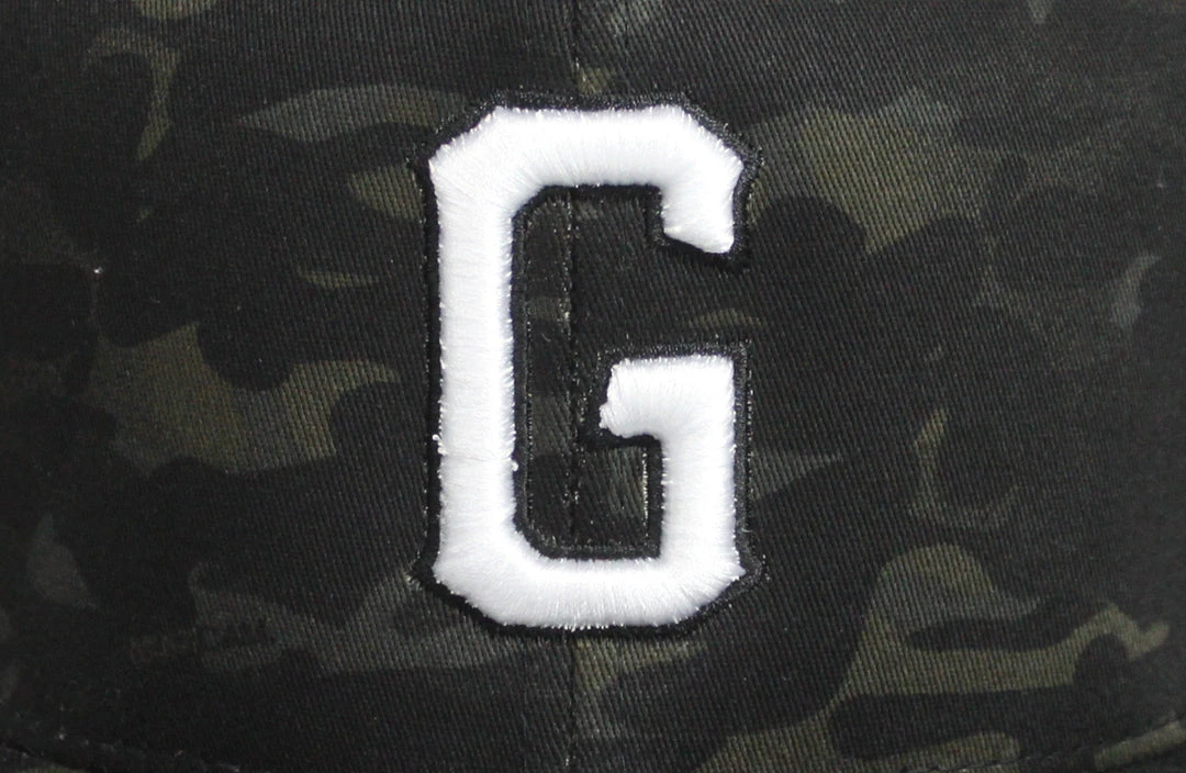 GReddy Racing GPP "G" Snap-Back Cap - Black Multi-Cam / White New Arrivals 4 GReddy Racing GPP "G" Snap-Back Cap - Black Multi-Cam / White New Arrivals