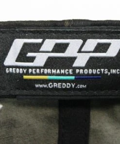 GReddy Racing GPP "G" Snap-Back Cap - Black Multi-Cam / White New Arrivals 9 GReddy Racing GPP