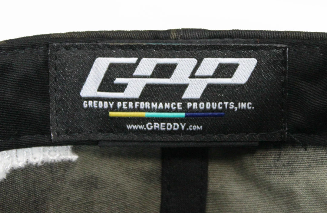 GReddy Racing GPP "G" Snap-Back Cap - Black Multi-Cam / White New Arrivals 5 GReddy Racing GPP "G" Snap-Back Cap - Black Multi-Cam / White New Arrivals