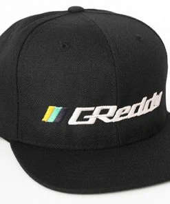 GReddy GPP Forward Stripe (L) GReddy Logo Snap-Back Cap - Black