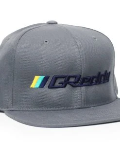 GReddy GPP Forward Stripe (L) GReddy Logo Snap-Back Cap - Grey