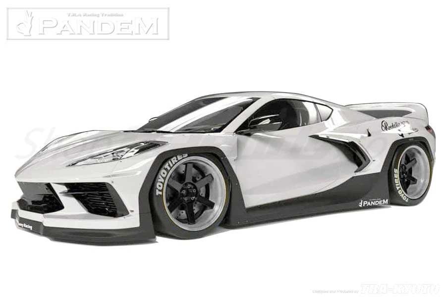 TRA Kyoto Aero - Pandem Rocket Bunny Pandem Aero - Chevrolet C8 Corvette Coupe - NEW 3 TRA Kyoto Aero - Pandem Rocket Bunny Pandem Aero - Chevrolet C8 Corvette Coupe - NEW