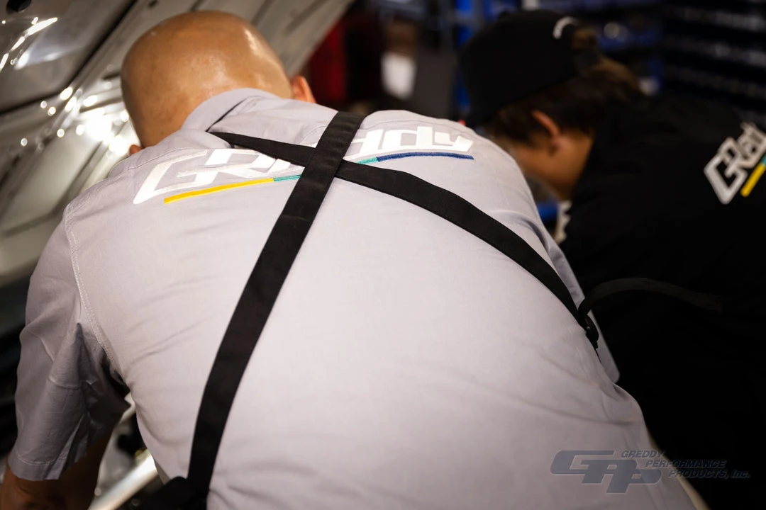 GReddy GPP GReddy Mechanic's Apron - Black 8 GReddy GPP GReddy Mechanic's Apron - Black