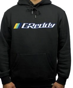 GReddy Racing New Arrivals GReddy Embroidered Pullover Hoodie - Black NEW