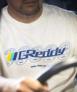 GReddy GPP GReddy Meters Logo Tee - White
