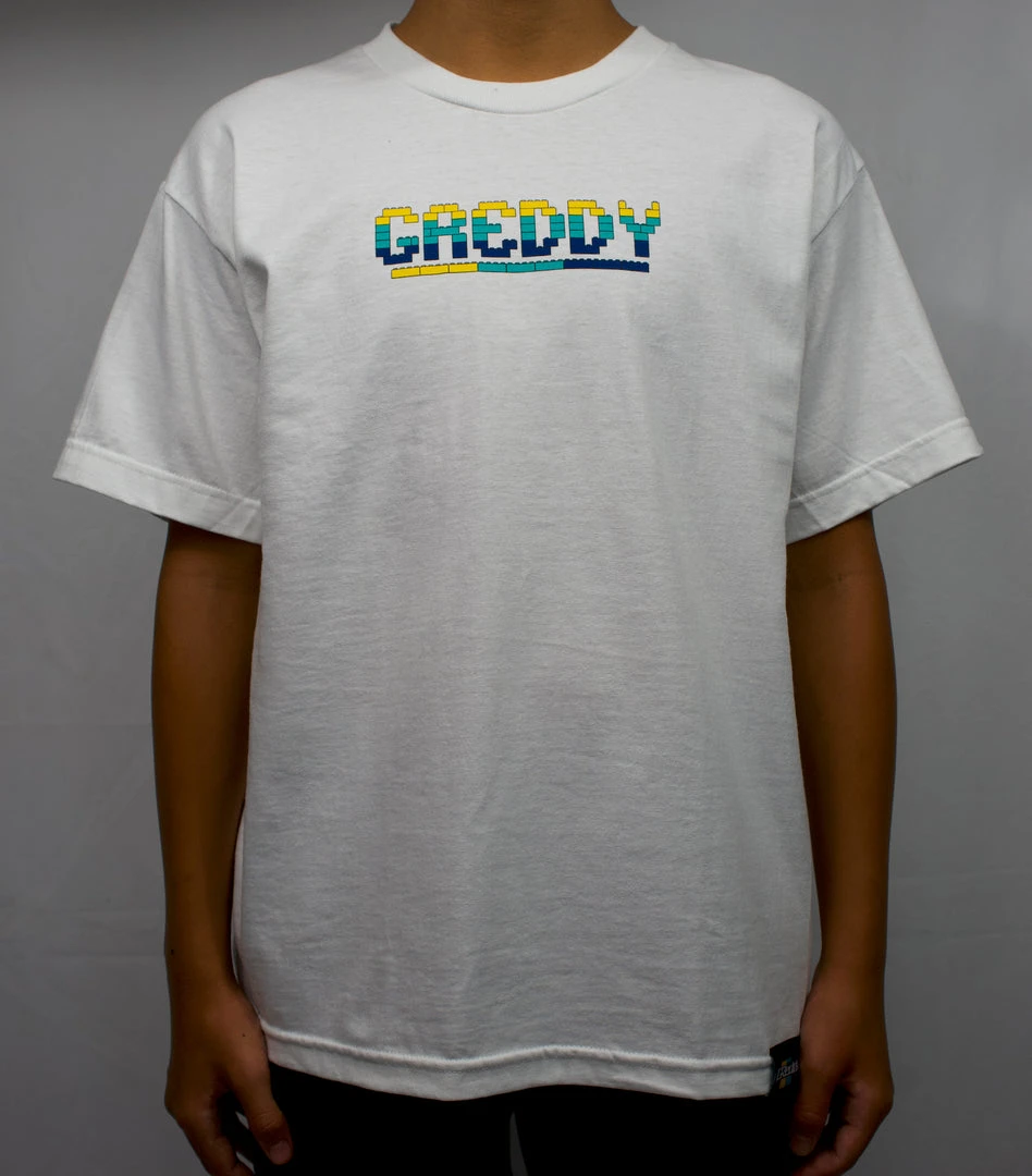 GReddy GPP GReddy Products GReddy Kid's Bricks Logo Tee - White 6 GReddy GPP GReddy Products GReddy Kid's Bricks Logo Tee - White
