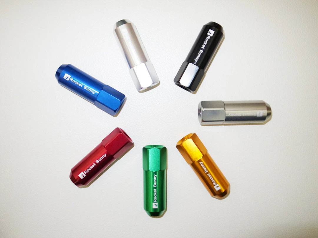 TRA Kyoto Rocket Bunny Aluminum Lug Nuts - M12 X P1.25 11 TRA Kyoto Rocket Bunny Aluminum Lug Nuts - M12 X P1.25