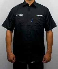 Boost Brigade New Arrivals GReddy Mechanic's Button-up Work Shirt 2.0 - Black